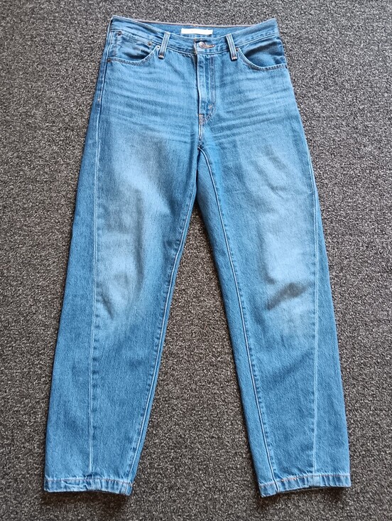 Denim - Y2K Levis Womens Size 26, '94 Baggy Blue Denim Jeans, Medium Wash